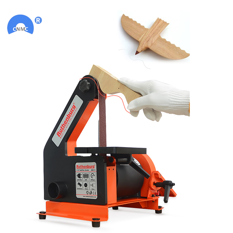 Free Shipping 220V Desktop polishing machine DIY Small abrasive belt sander Woodworking grinder knife sharpener