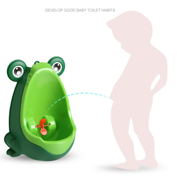 Children's Frog Urinal Wall-Mounted Hook Frog Potty Urinal Baby Boy Bathroom Toilet Child Training Stand Toilet Training