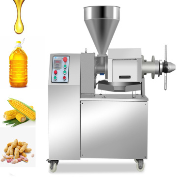 Small 220V Oil Press Automatic Desktop Stainless Steel Hot and cold Dual Purpose Sunflower Seed Corn Peanut Rapeseed Oil 4000W