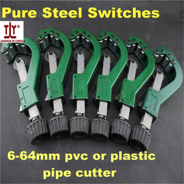 Free shipping Plumber tools diameter 14-64mm PVC pipe cutters, trunking dual-purpose scissors, also for PPR pipe, composite pipe