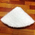 White Christmas Tree Skirt Plush Faux Fur Carpet Xmas Floor Mat Ornaments Merry Christmas New Year Christmas Tree Decoration