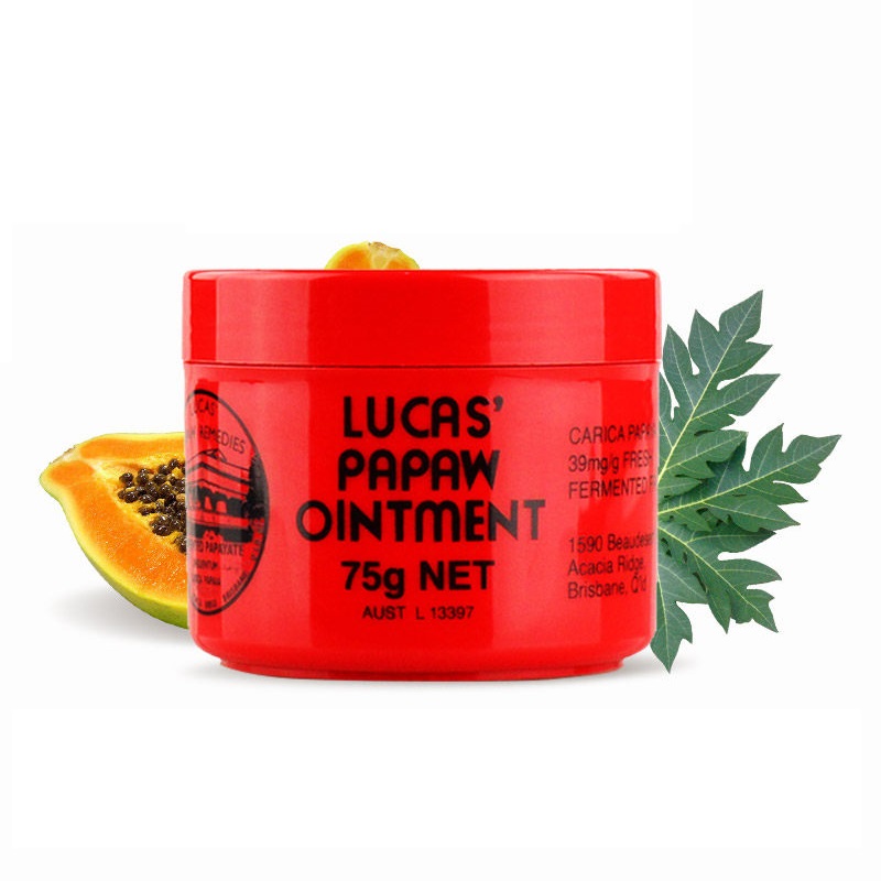 Australia LUCAS PAPAW Ointment 75g Skin Care Topical Application for Boils Burns Chafings Open Wounds Insect Bites Nappy Rash