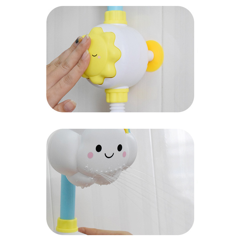 Bath Toys for Kids Baby Water Game Clouds Model Faucet Shower Water Spray Toy For Children Squirting Sprinkler Bathroom Baby Toy