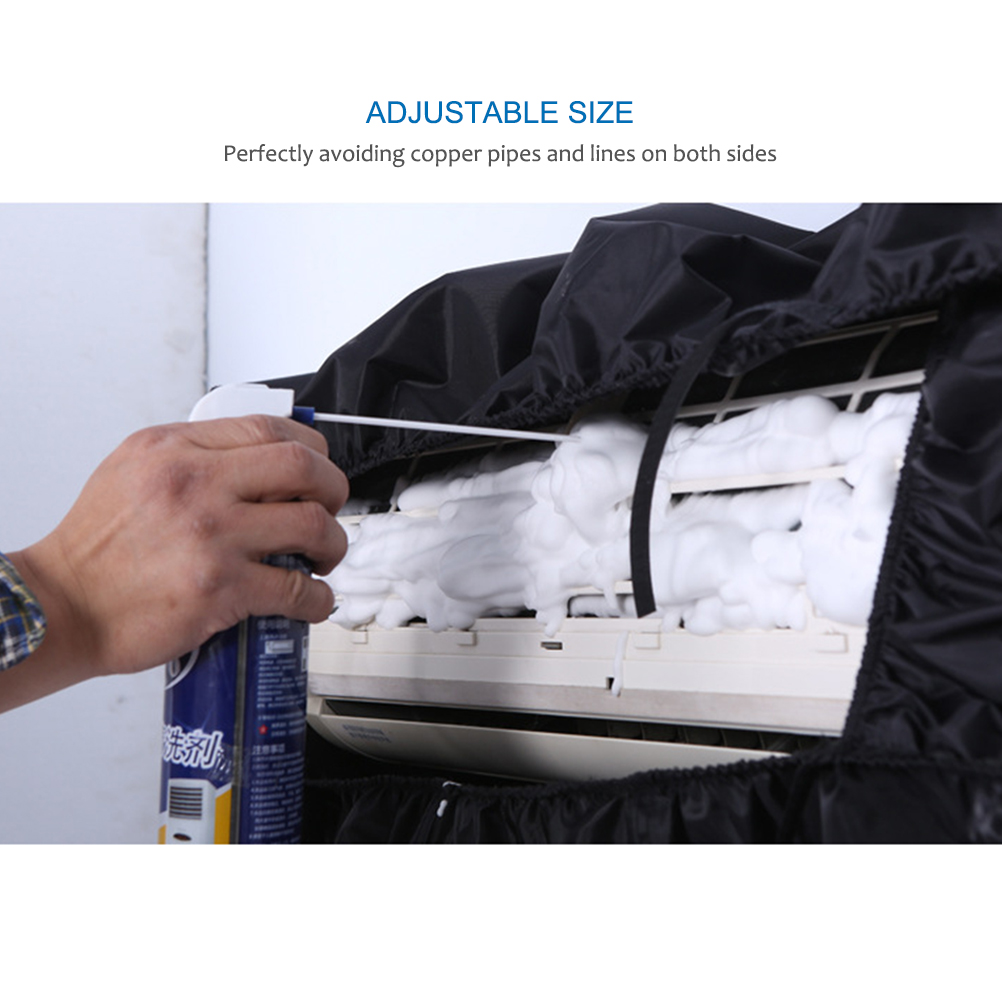 Air Conditioner Cleaning Protective Dust Cover Clean Tool Hanging Waterproof Protector Bag Air Conditioner Cleaning Covers