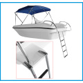 BSET MATEL 4 Steps Boat Stainless Steel 304 Telescoping Folding Ladder Deck Outboard Swim Platform Boat Marine Yacht Accessories