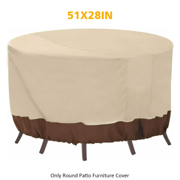 Backyard Waterproof Dustproof Multifunction Durable Table Round Patio Furniture Cover Heavy Duty Outdoor Garden Adjustable