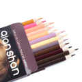 12 Skin Tones Colored Pencils Oil Based Pre-sharpened Drawing Pencils for Beginner Artist Coloring Book Drawing Sketching Art