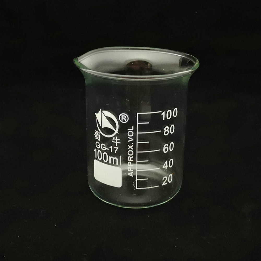 1PC 25ml to 2000ml Low Form High Borosilicate Glass Beaker Chemistry Container Experiment Labware For School