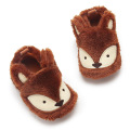Infant Baby Winter Warm Soft Slippers Boys Girls Cute Cartoon Animal Plush Fur Non-Slip Indoor Bedroom Floor Shoes Children