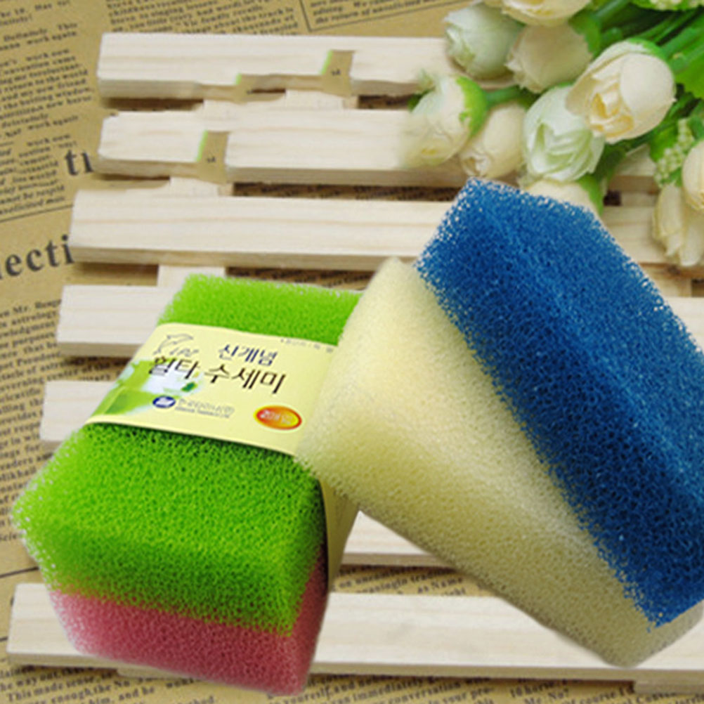 10pcs Cleaning Sponge Kitchen Simulation Loofah Cleaning Pad Scouring Pads Sponge Scrubber For Utensils Dishes Cookware Pots