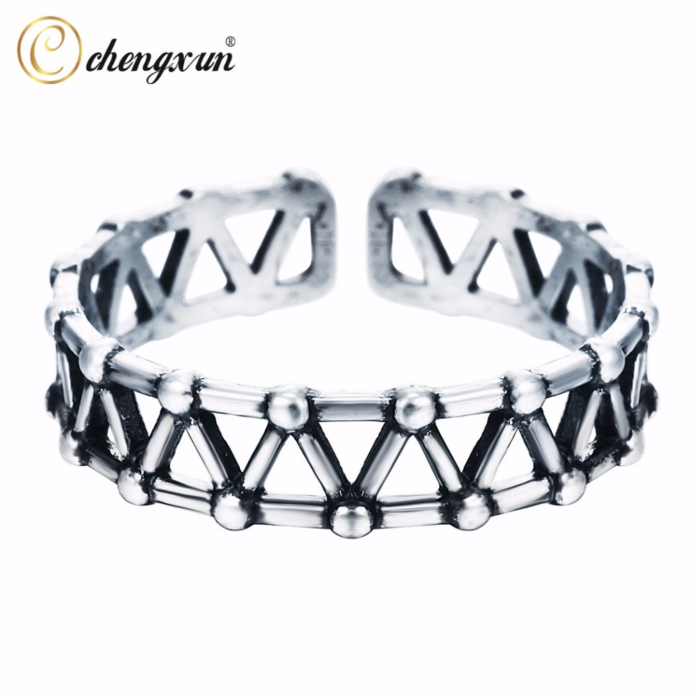 CHENGXUN Weave Cross Ring Knuckle Midi Mid Pinkie Toe Ring for Teen Girls Punk Bohemian Vintage Turkish Style Rings