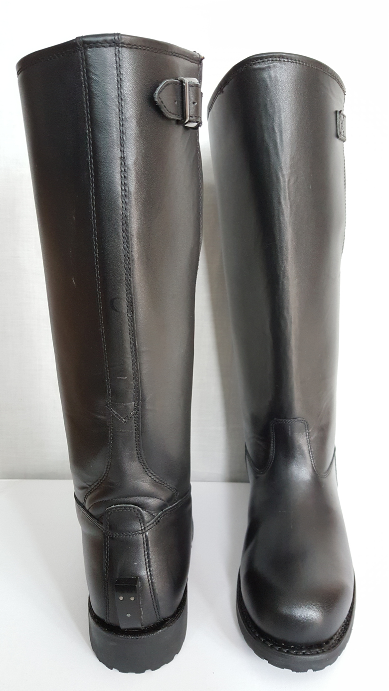 3515 Soldier Best quality Leather Half Chaps Genuine Leather Horse Riding Boots High Equestrian Boots Leather Puttees Leggings