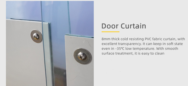 detail PVC curtain swinging door 3