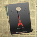 Wall Decor Home Decor Midnight In Paris Woody Allen Movie Poster Retro Craft Paper Film Classic Vintage 42*30cm