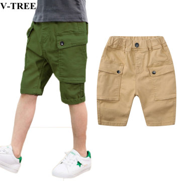 2019 Summer Boys Shorts Cotton Teenager Pants Casual Pants For Kids Children Shorts School Baby Sports Shorts Kids Baggy Pants