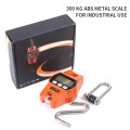 Digital Crane Scale 300kg Clear Display Crane Scale Weight Heavy Duty Hanging Hook Scales Portable Digital Stainless Steel