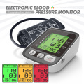 Blood Pressure Monitor Upper Arm Automatic Digital Blood Pressure Monitor Cuff Home BP Sphygmomanometer with Tri-color backlight