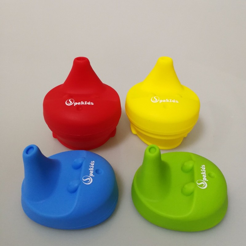 Spekids new smart design frog Silicone cup cover lids for baby,silicone sippy lids,pack of 4