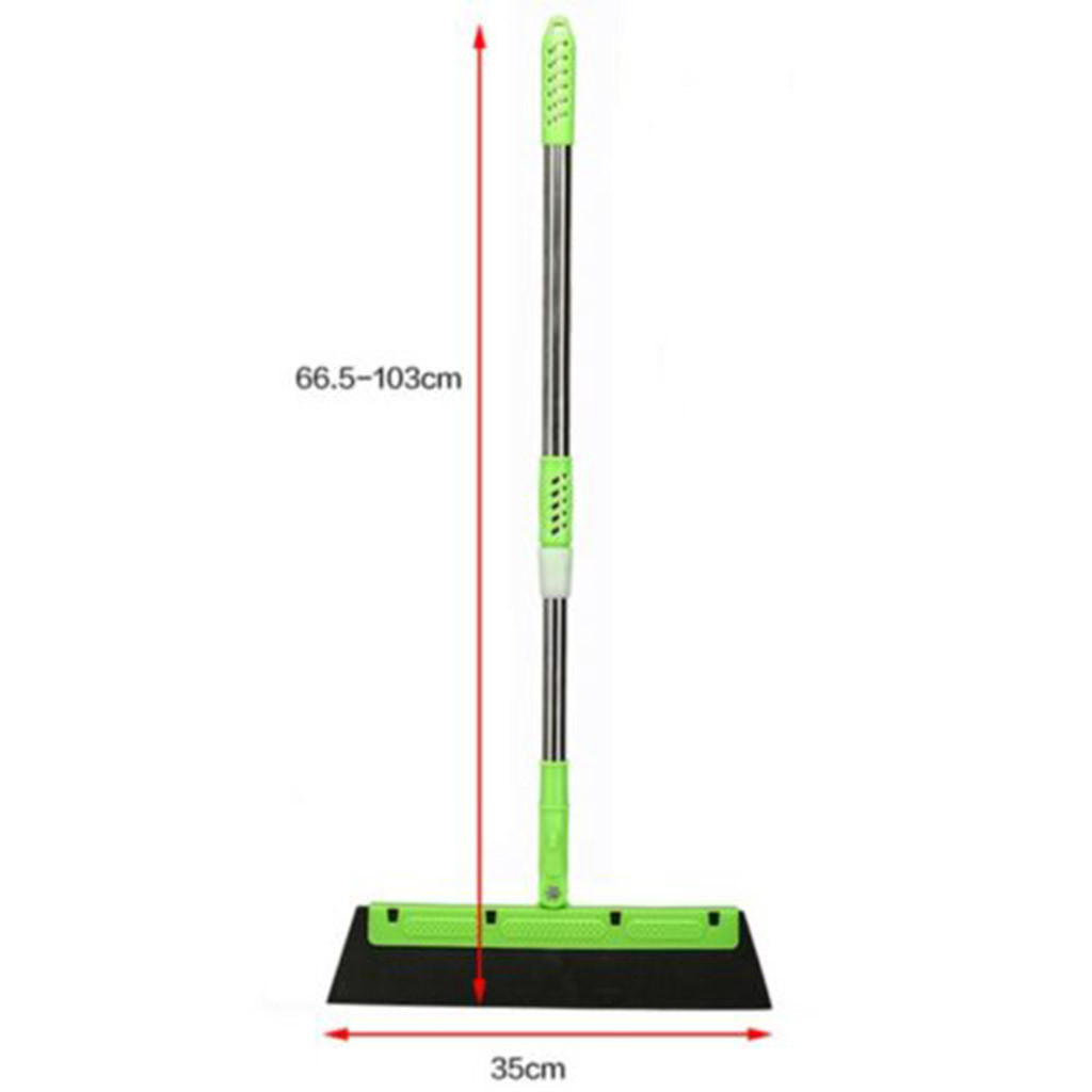 180 Flexible Rotation Magic Broom Mop Sweeper Dust Hair Bathroom Wiper Broom Rotate Connector Rubber Floor Cleaning Tools #QQ