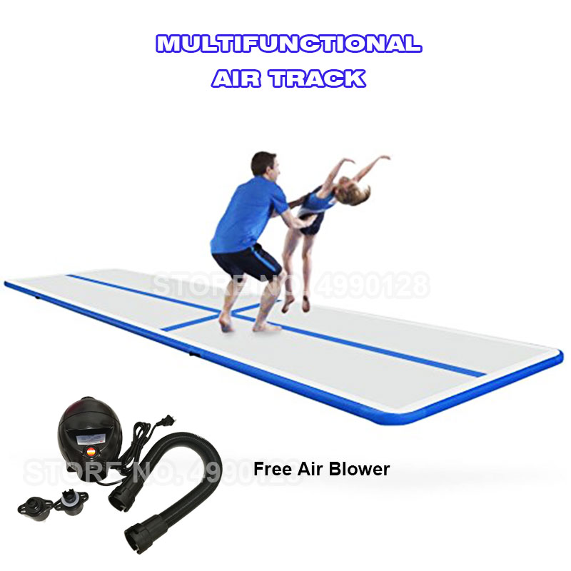 Free Shipping Airtrack 2m 3m 4m Inflatable Gymnastic Mattress Gym Tumble Air Track Floor Tumbling Air Track Mat For Adult Child