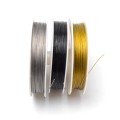 Colorfast Craft Beading Wire 0.3/0.38/0.45/0.5/0.6/0.8/1.0mm Coated Stainless Steel Wire Tiger Tail Handmade Jewelry Accessories