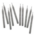 10Pcs 3.175x0.8x3mm Two Flutes End Mill Bits,Cutting Tools,Carbide Tools, Woodworking Tools,CNC Router Bits