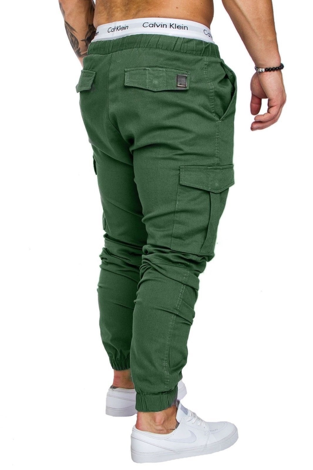 2020 Men's Fashion Pants Drawstring Outdoor Male Casual Multi-pocket Cargo Pants Trousers Plus Size 12 Colors