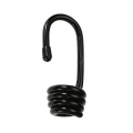 10 Pcs Plastic-coated Bungee Shock Cord Hook Spiral Wire Hooks for 6mm Elastic Rope