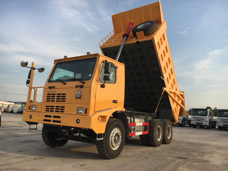 Howo 70 tons Mining special used dump truck