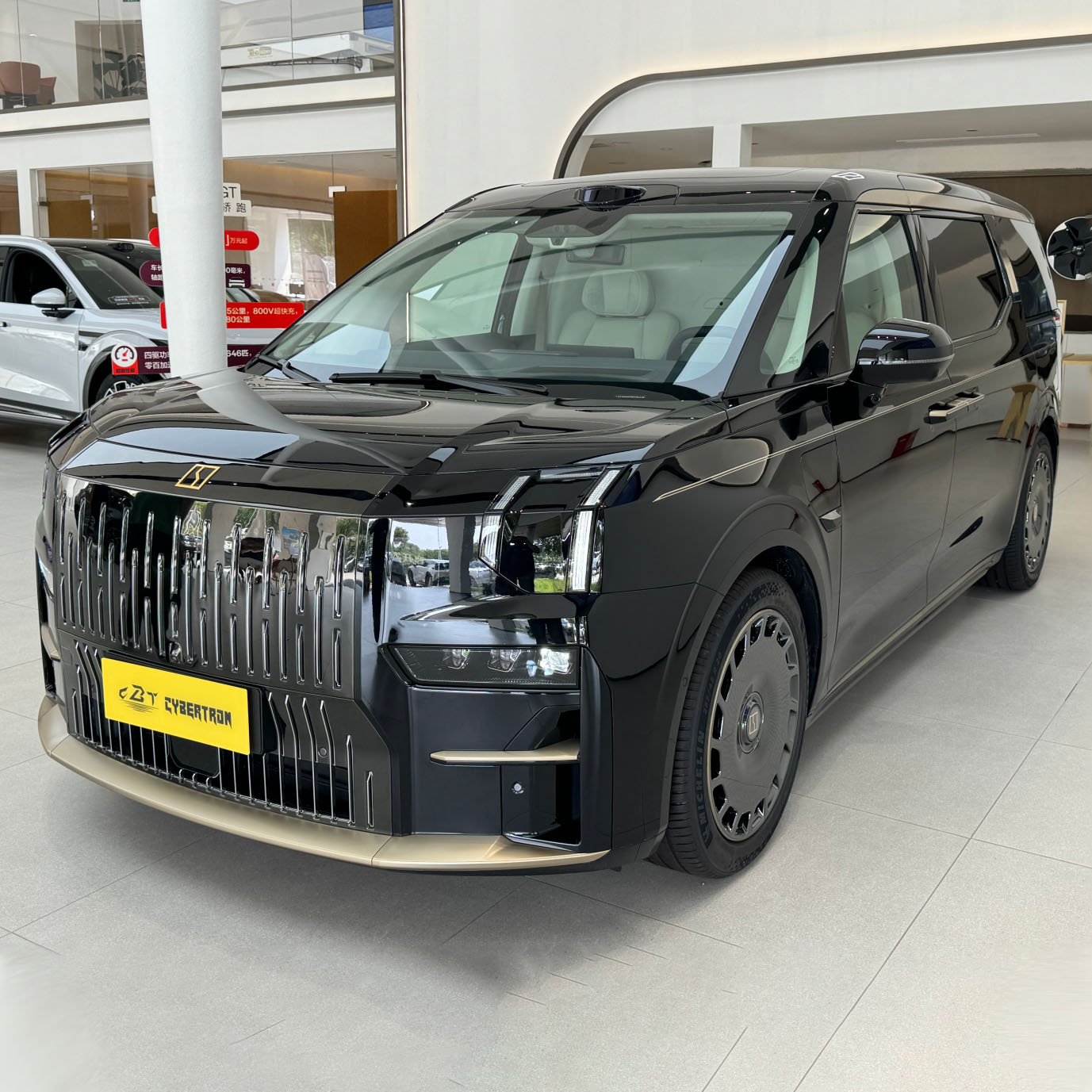 Second row of independent airline-style seats