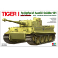RYE FIELD Model RFM RM-5001 1/35 Scale TIGER I Pz.Kpfw.VI Ausf.E Sd.Kfz.181 early1943 north african Plastic Model Building Kit