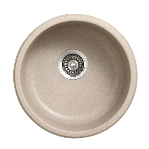 Round single bowl granite kitchen sink wholesale