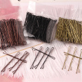 100PCS Wedding Alloy Pins Hair Clips Hairpins Barrette Hairpins Hair Accessories Black Side Wire Folder Styling Tools