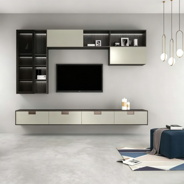 Shaped Multifunctional Custom Television Cabinet Storage Set