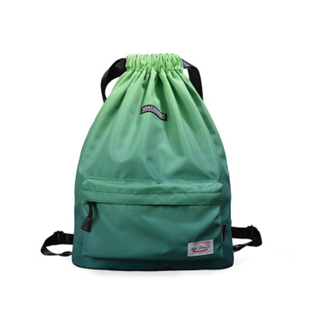 Waterproof Gym Bag Women Girls Sports Bag Travel Drawstring Bag Outdoor Bag Backpack for Training Swimming Fitness Bags Softback