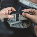 Maden Casual Raw Denim Jeans Men Indigo Selvage Denim Pants Washed Sanforized Retr Buckle Jean Cotton Vintage Mens Clothing