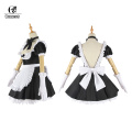 ROLECOS Fate Jeanne d'Arc Cosplay Costume Game FGO Cosplay FGO Maid Costume Women Maid Dress Stocking Gloves