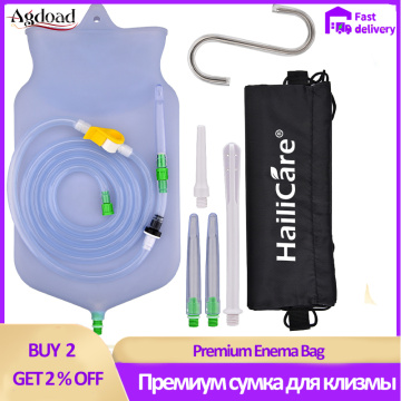 Feminine Hygiene Vagina Anal Washing Kit New Intestine Vaginal Enema Bag Flusher Shower Vaginal Cleaning Intestine Douche Bag