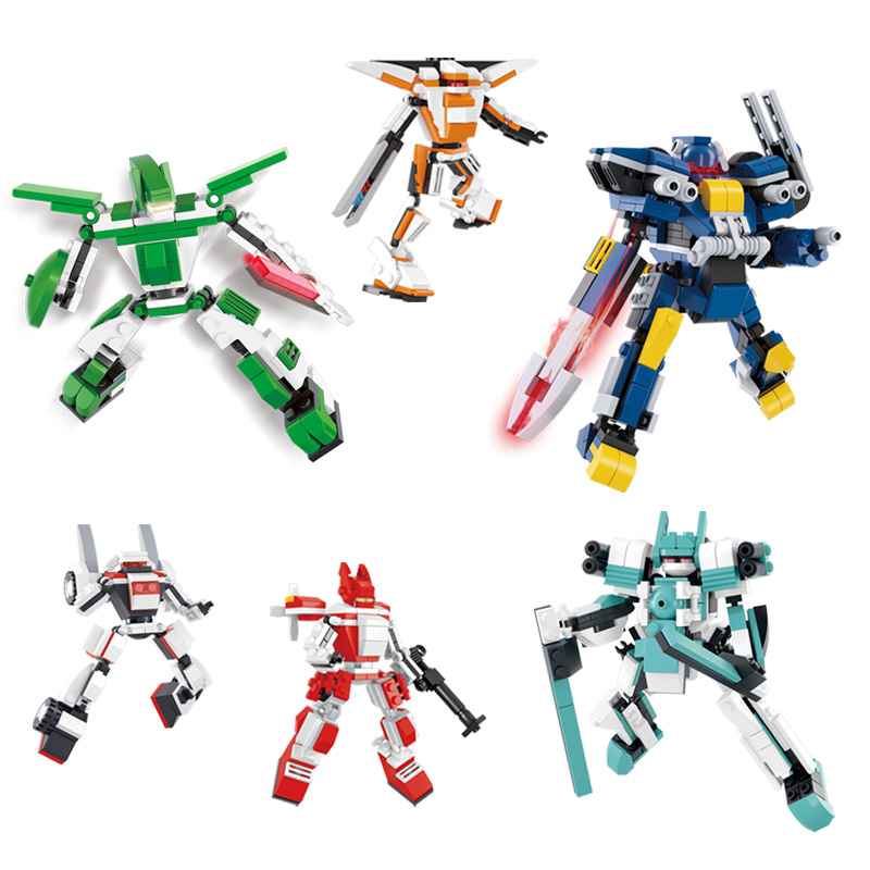 Sluban Model Building Compatible Model Building Kits Classic Toys Hobbies Shape Shifting Robot