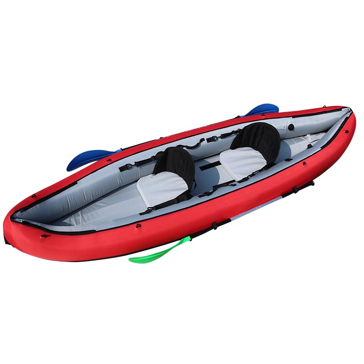 Plastic Double Inflatable Canoe Kayak 3 Person Kayak 1