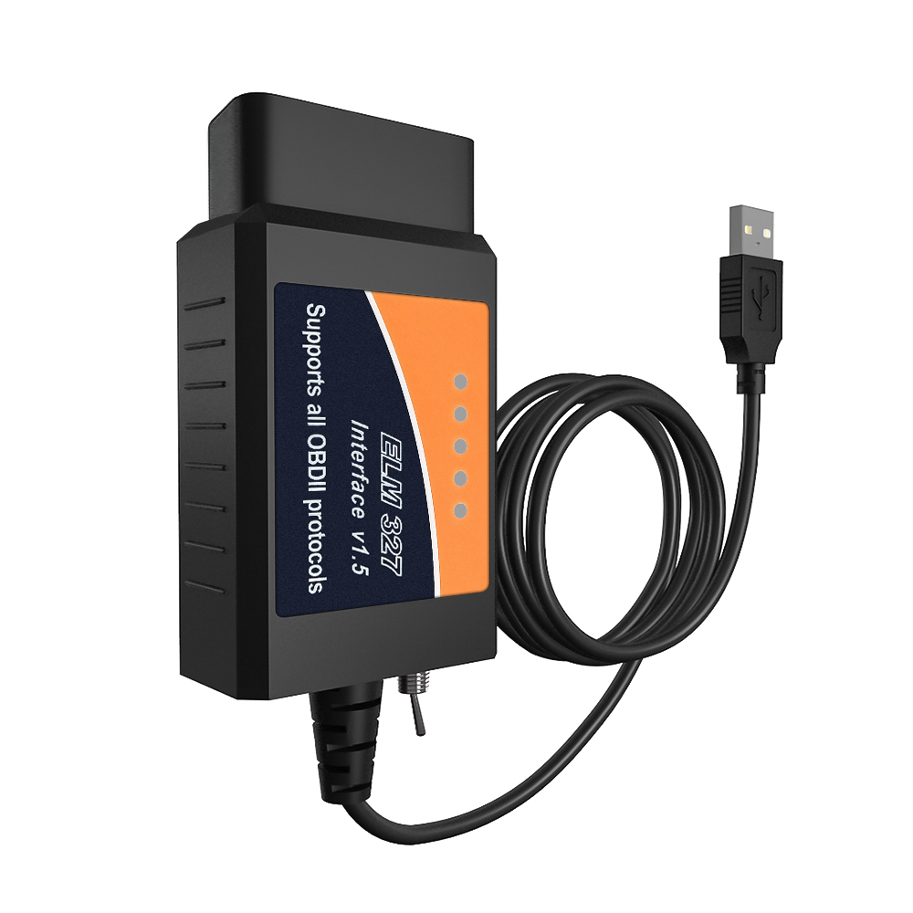 ELM327 V1.5 USB OBD2 diagnostic tool HS CAN / MS CAN Switch PIC18F25K80 CH340 car diagnostics obd2 elm 327 scanner brush hidden