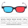 Universal Black Frame Red Blue Cyan Anaglyph 3D Glasses 0.2mm For Movie Game DVD Electronics Stocks Dropship