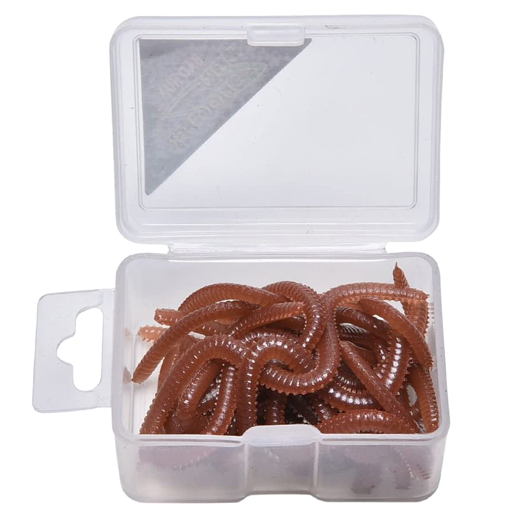 1/Box Worm Fishing Baits tackle Spinner Bait Artificial Sea Worms Simulation Fishing Tackle Soft Bait Tool рыбалка аксесуары