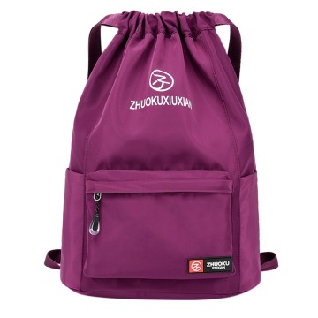 Beach Bag Outdoor Fitness Sport Bag Bundle Pocket Unisex Drawstring Bag Backpack Women Backpack Tide Bags