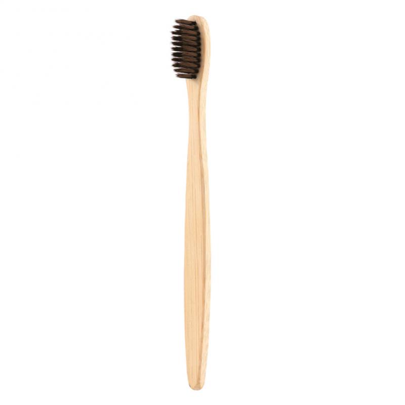 NEW 1 Pcs Brush Natural Bamboo Toothbrush Bamboo Charcoal Toothbrush Low Carbon Bamboo Nylon Wood Handle Toothbrush TSLM1