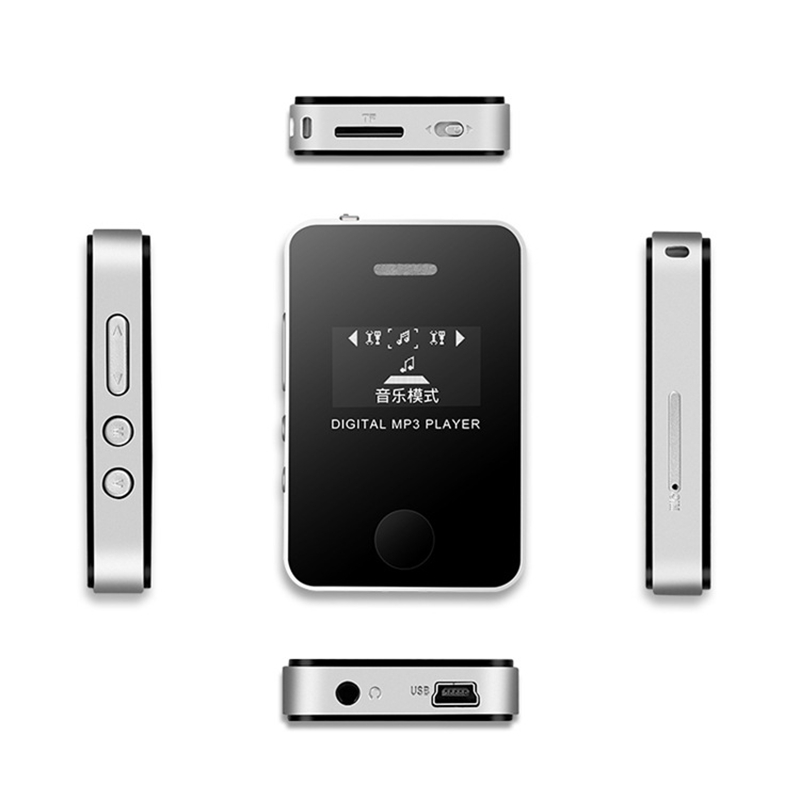 Learn MP3 Player with Sn Card Mp3 Walkman with External Speaker Music Media Player LCD Sn