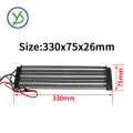 2500W 220V AC DC Industrial heater PTC ceramic air heater Electric heater Insulated 330*76mm with thermostat protector