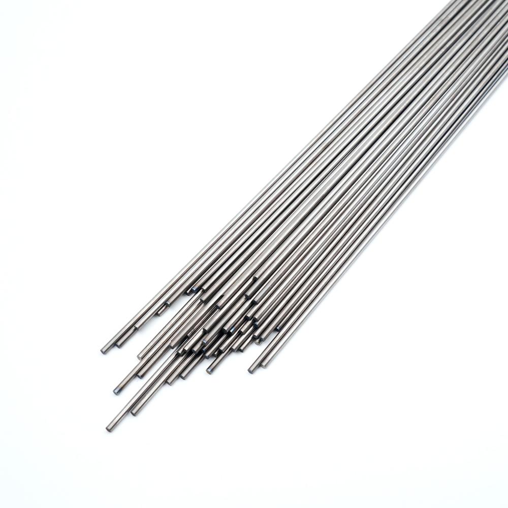 50pcs Gr2 2mm dia x 250mm length Titanium Alloy Round Bar Rod Industry Machine Use DIY Anti-corrosion Material