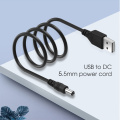 kebidumei New Arrival USB 5V Charger power Cable USB to DC 5.5 mm plug / jack USB Power Cable For MP3/MP4 Player