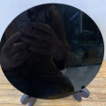 Natural Black Obsidian Scrying Mirror Crystal Gemstone Healing Stone Mascot Home Shop Decor Crafts Ornaments Feng Shui Gift